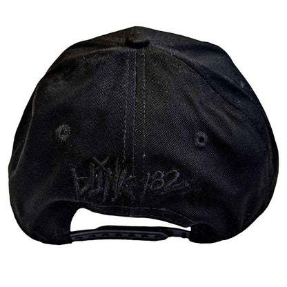 BLINK-182 Baseball Cap, Black Six Arrow Smile