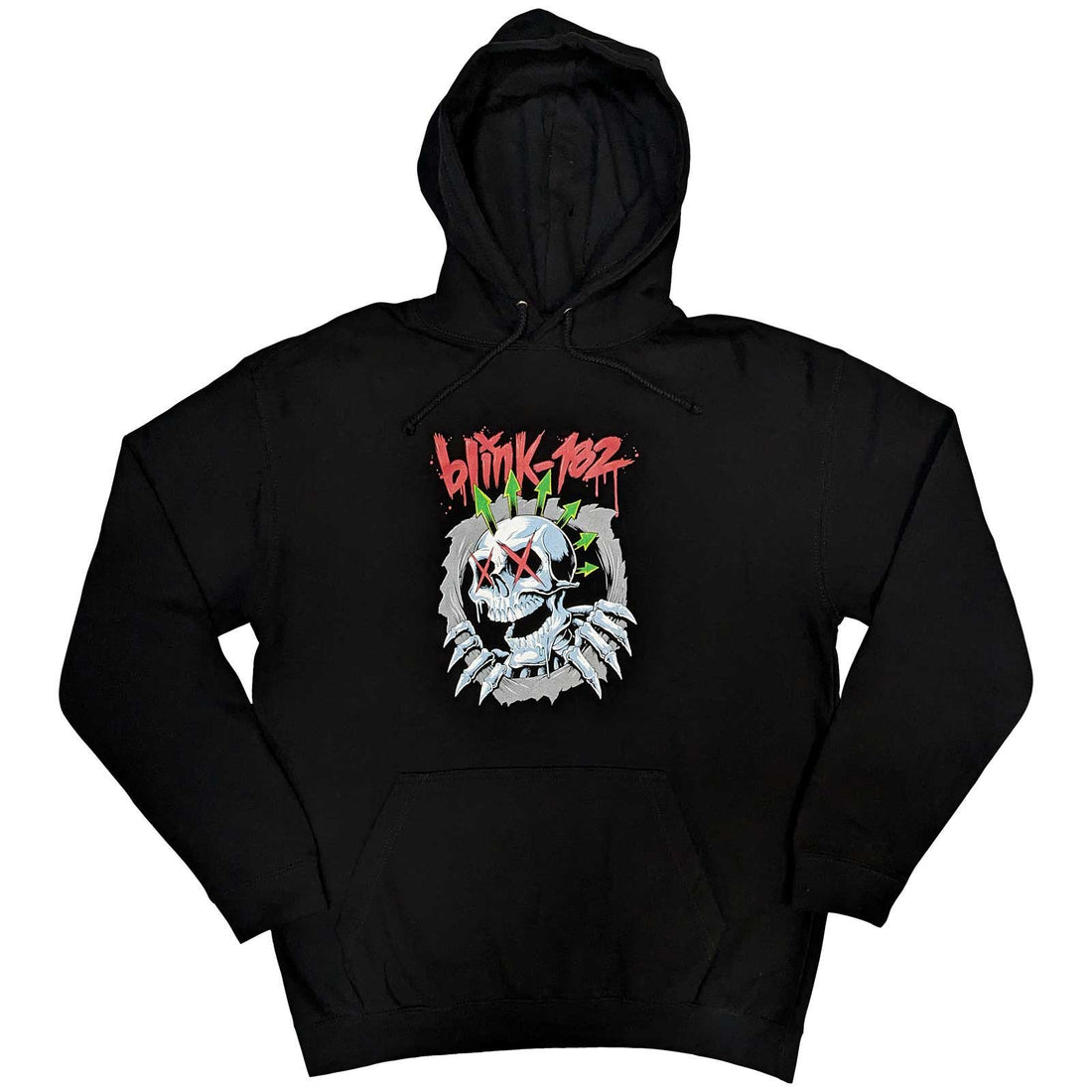 BLINK-182 Attractive Hoodie, Six Arrow Skull