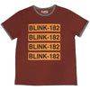 BLINK-182 Attractive T-shirt, Logo Repeat