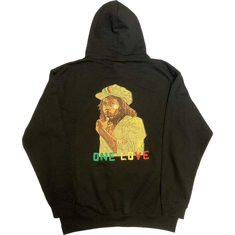 BOB MARLEY Attractive Hoodie, Wailers One Love Portrait