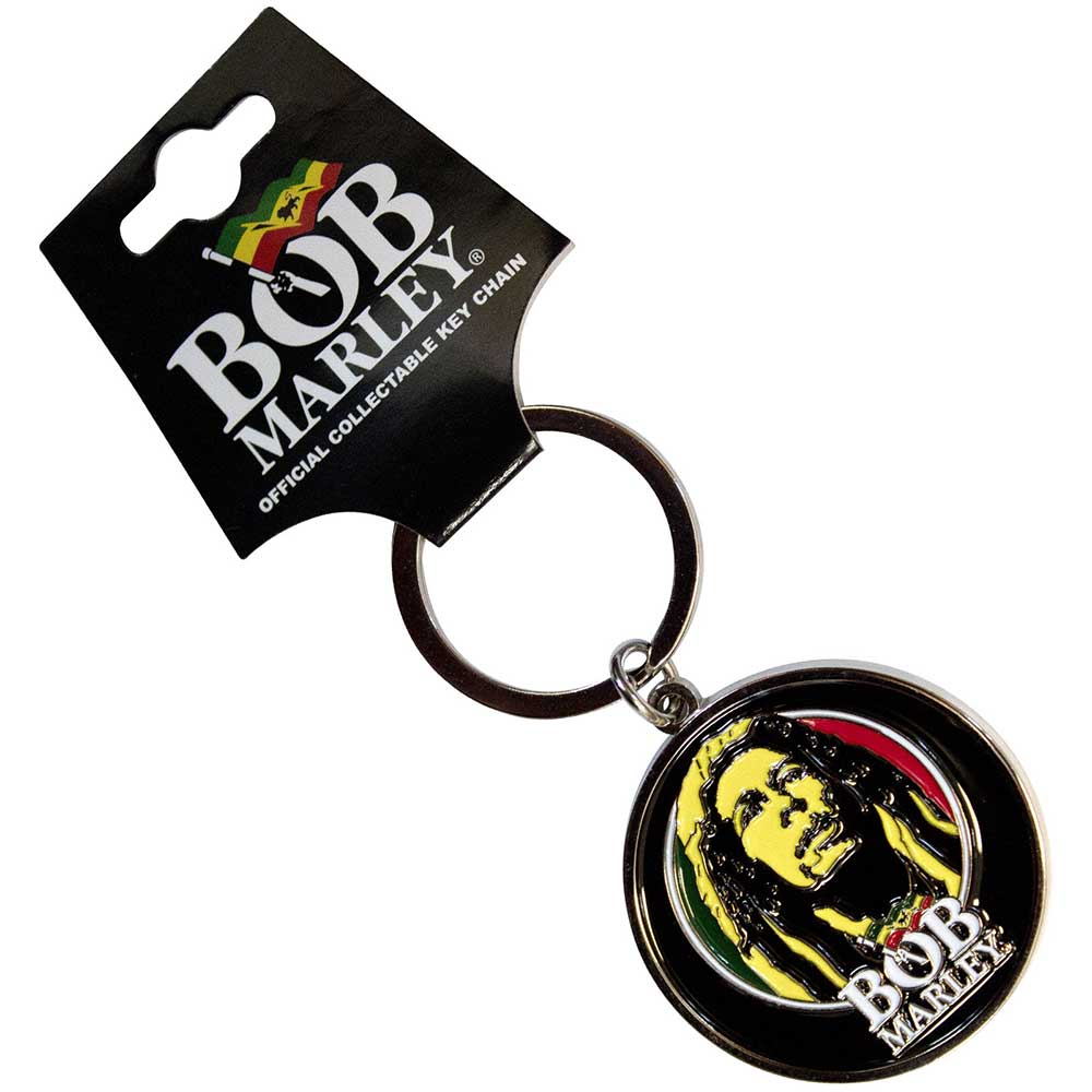 BOB MARLEY Keychain, Logo Face