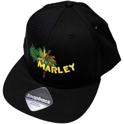 BOB MARLEY Snapback Cap, Palm Trees