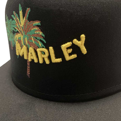 BOB MARLEY Snapback Cap, Palm Trees