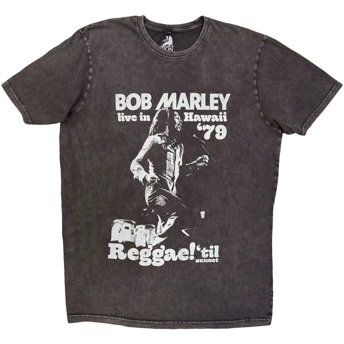BOB MARLEY Stone Wash T-shirt, Hawaii