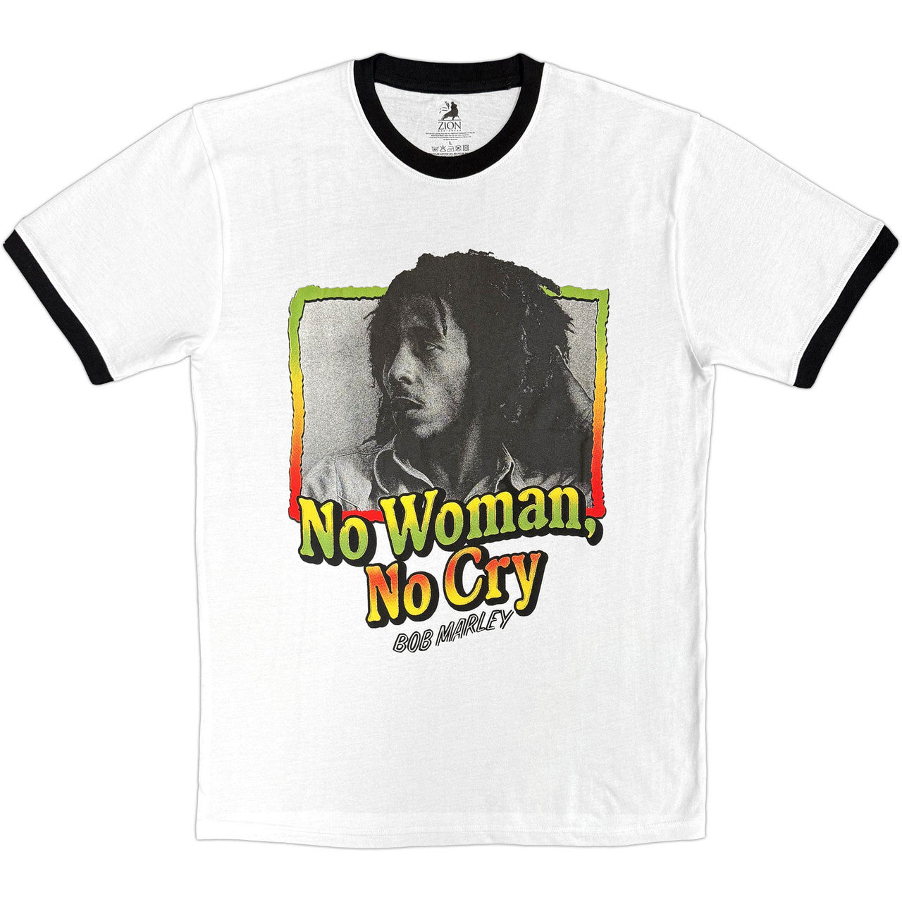 BOB MARLEY Ringer T-shirt, No Woman, No Cry