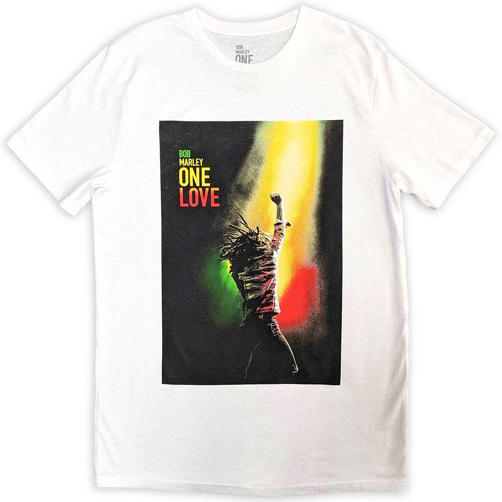 BOB MARLEY Attractive T-shirt, One Love Movie Poster