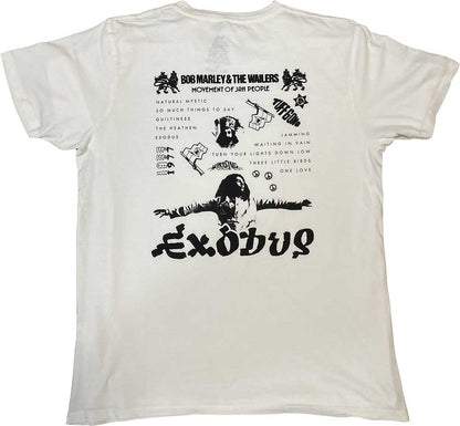 BOB MARLEY Attractive T-shirt, Exodus Tracklist