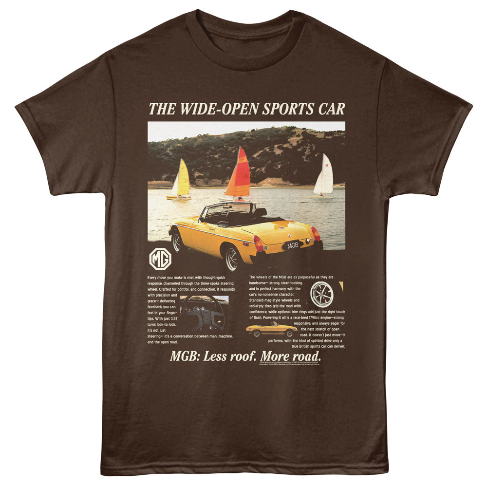 BMH Eye-Catching T-Shirt, LESS ROOF MORE ROAD