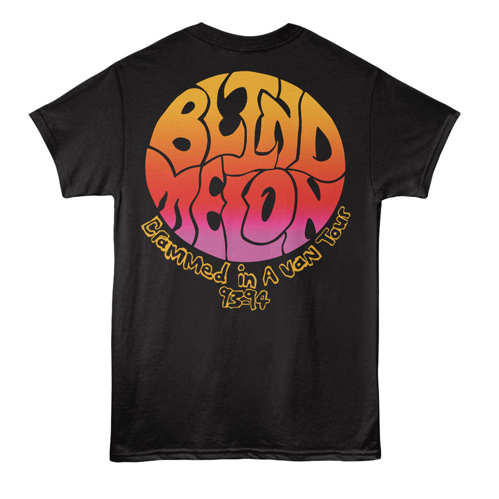 BLIND MELON Eye-Catching T-Shirt, CRAMMED IN A VAN