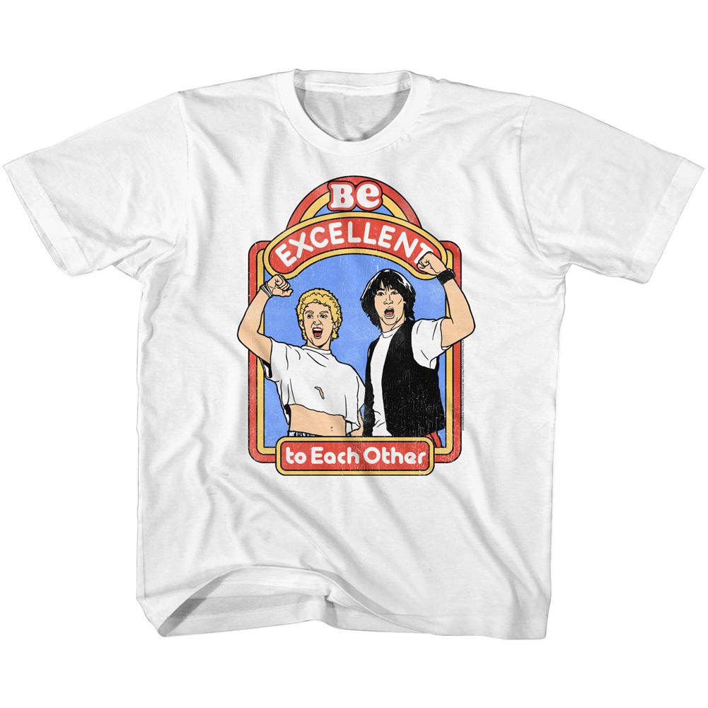 BILL AND TED Eye-Catching T-Shirt, EXCELLENT STORYBOOK