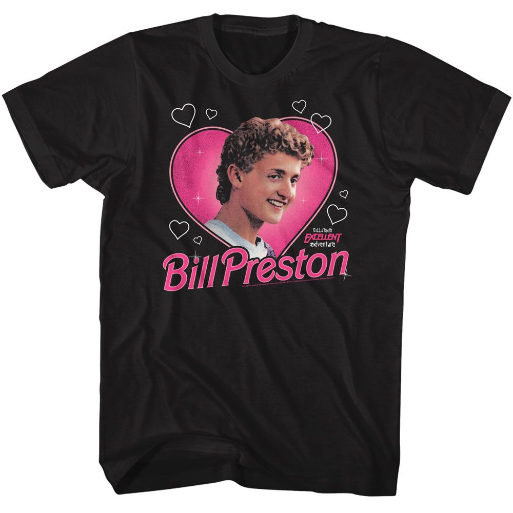 BILL AND TED Eye-Catching T-Shirt, HEARTTHROB BILL