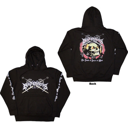 BAD OMENS Attractive Hoodie, Skull and Candles