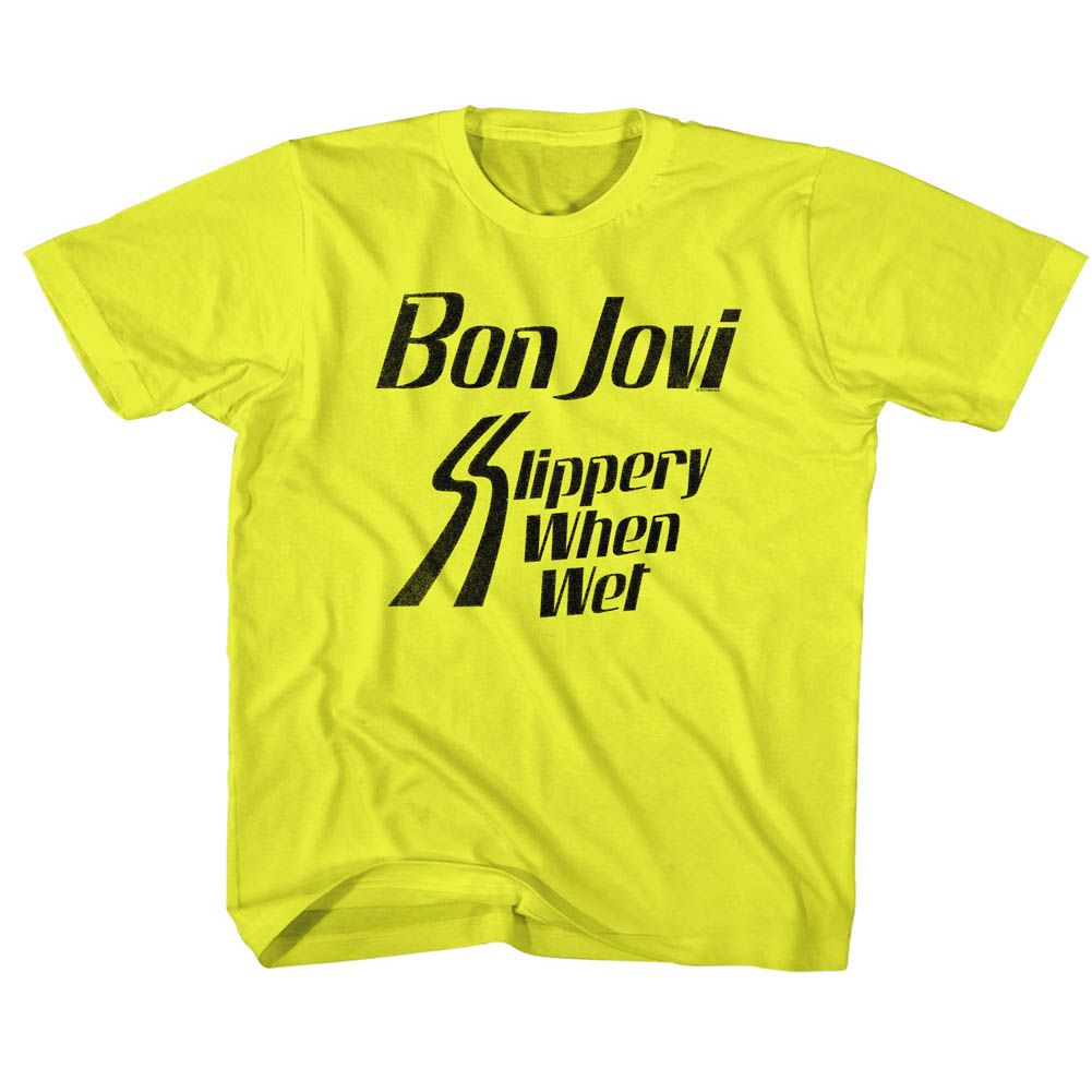 BON JOVI Eye-Catching T-Shirt, SLIPPERY WHEN