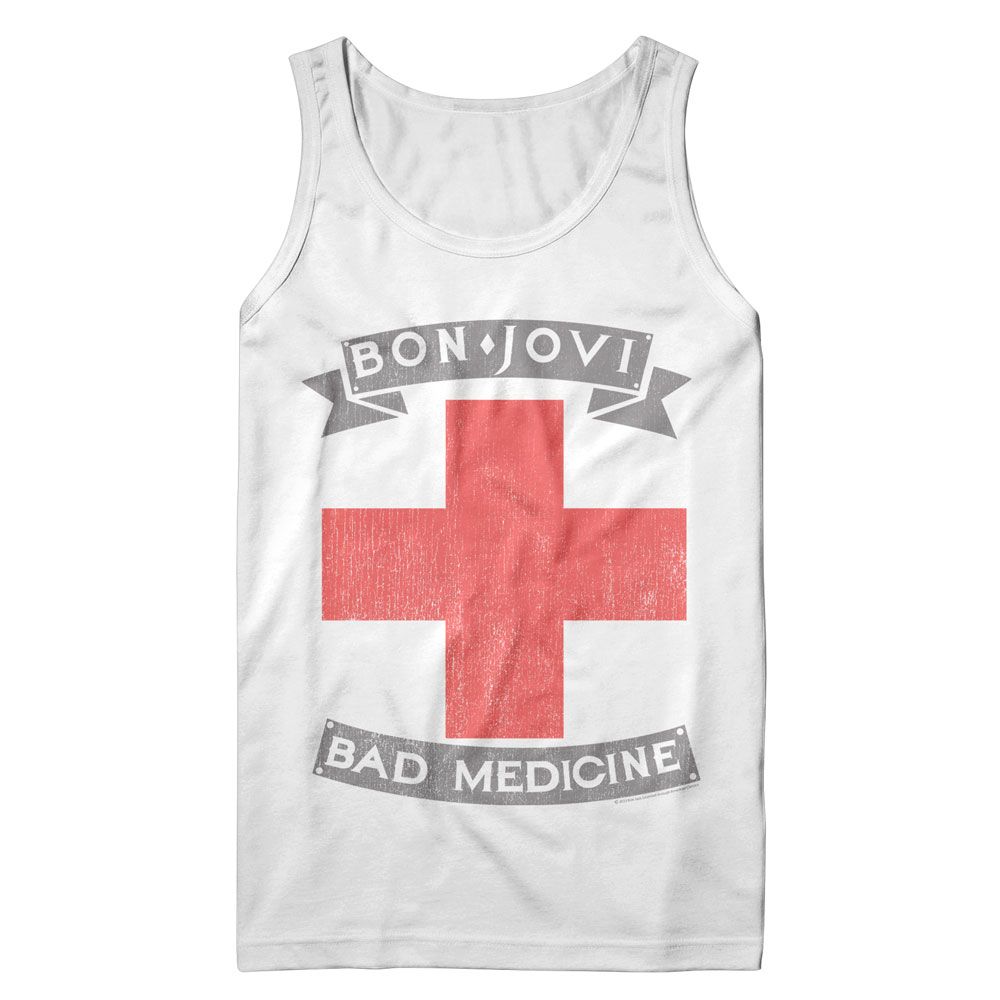 BON JOVI Tank Top, Bad Medicine Cross