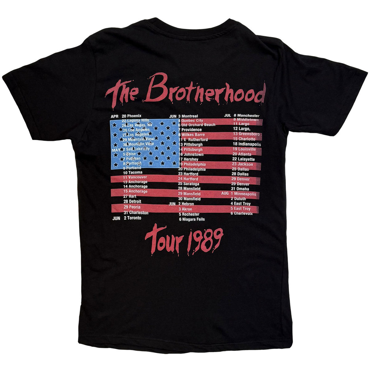 BON JOVI Attractive T-shirt, The Brotherhood Tour 1989