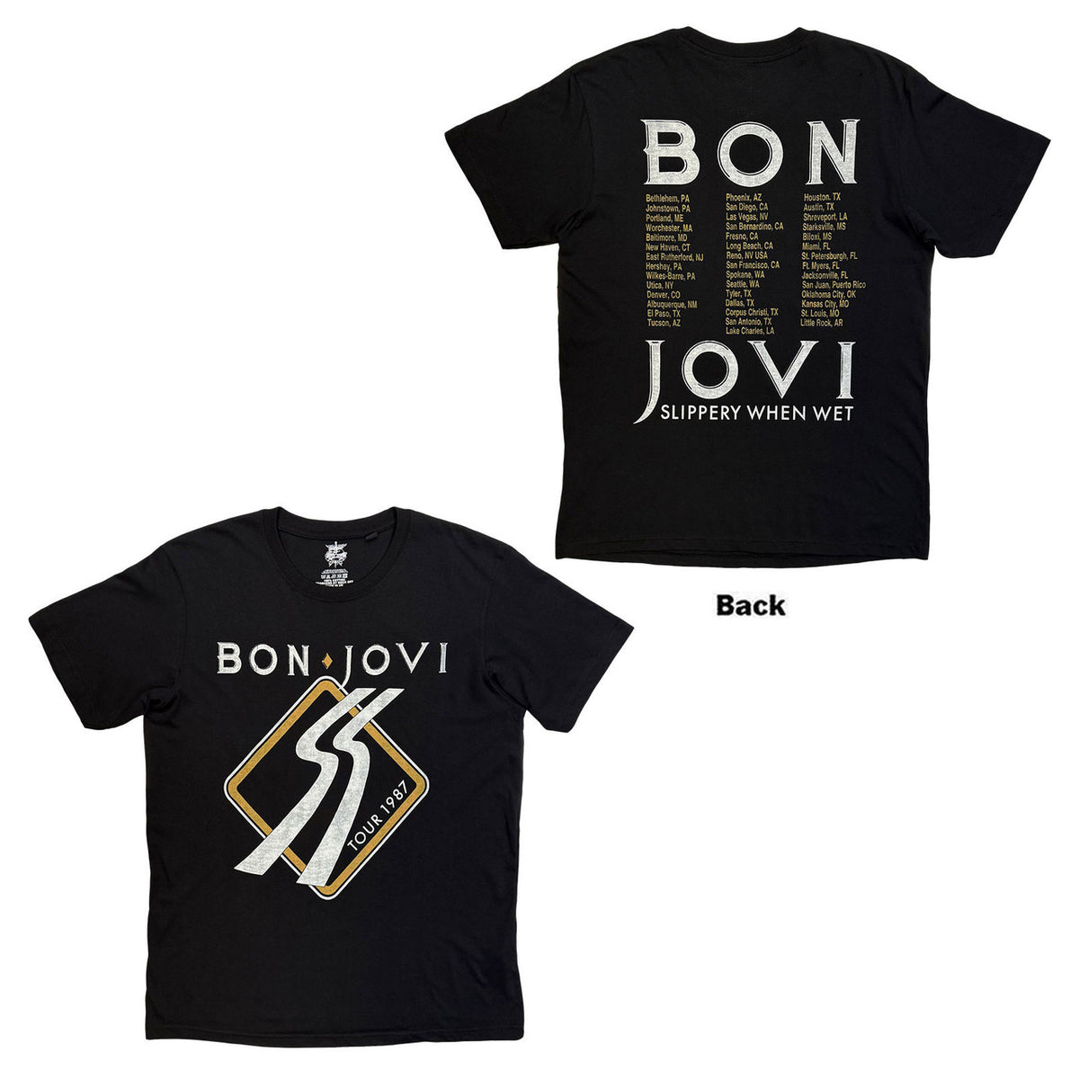 BON JOVI Attractive T-shirt, Tour &