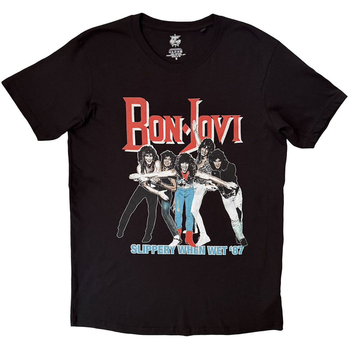 BON JOVI Attractive T-shirt, Slippery When Wet &