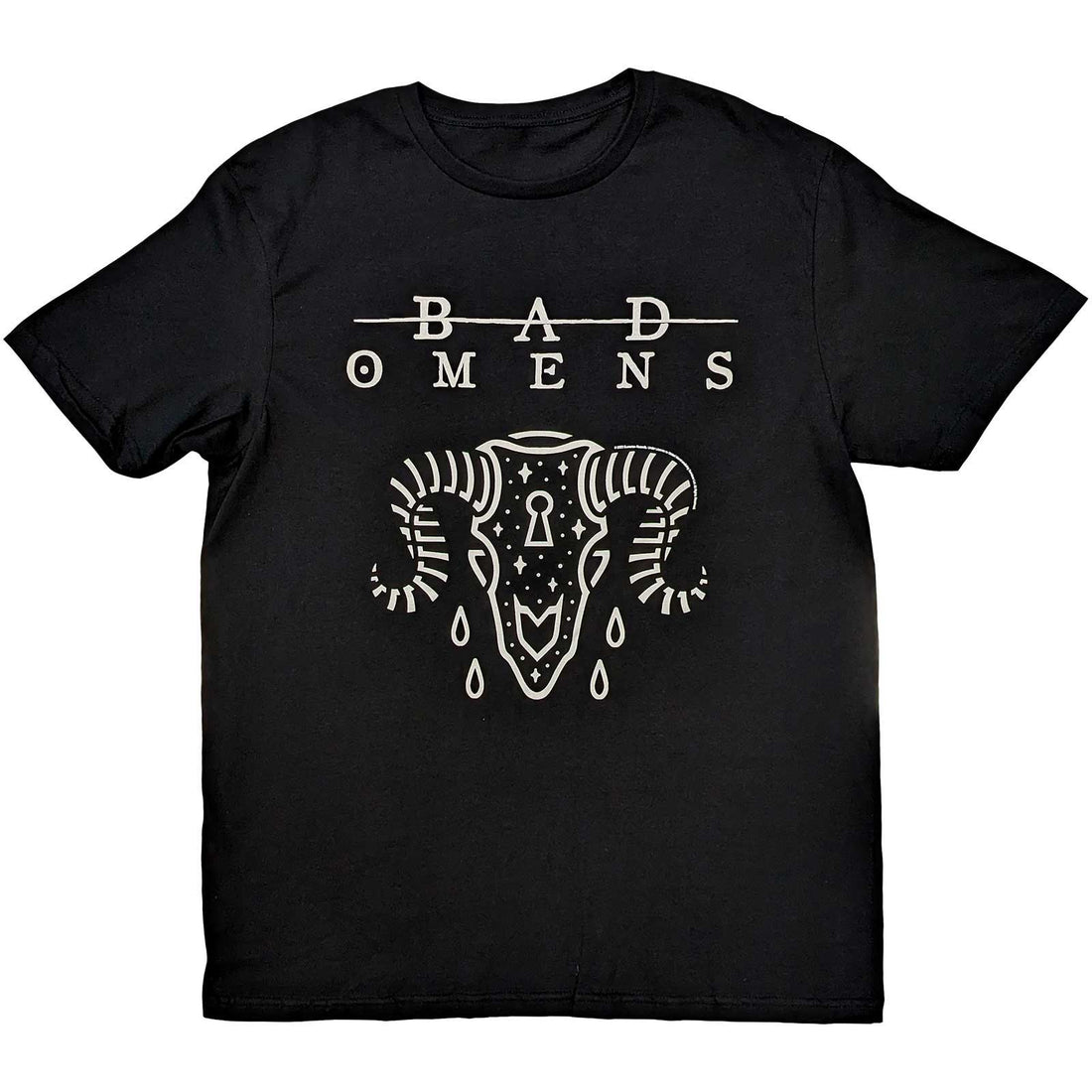 BAD OMENS Attractive T-Shirt, Ram Skull