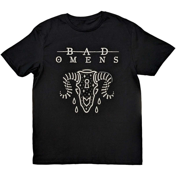 BAD OMENS Attractive T-Shirt, Ram Skull