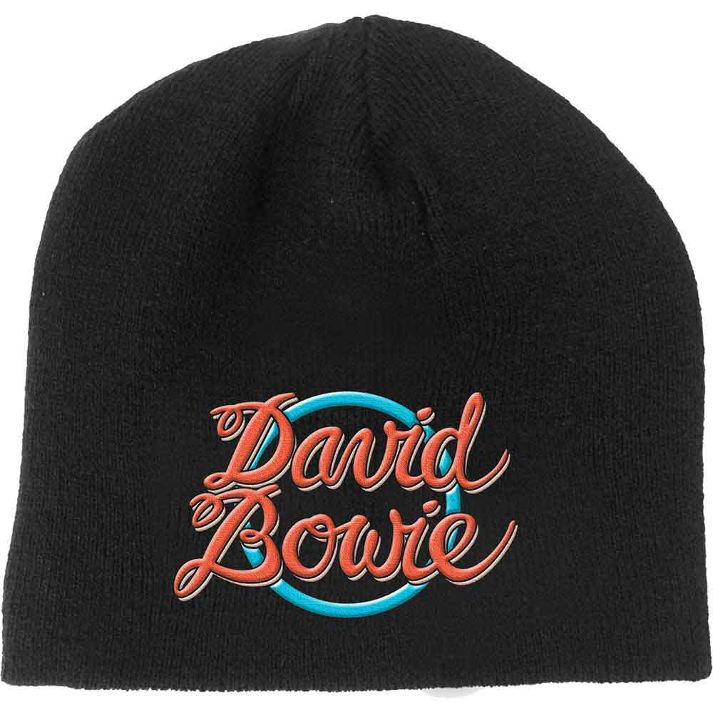 DAVID BOWIE Attractive Beanie Hat, 1978 World Tour Logo