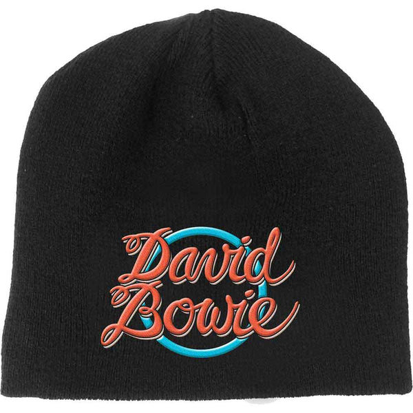 DAVID BOWIE Attractive Beanie Hat, 1978 World Tour Logo