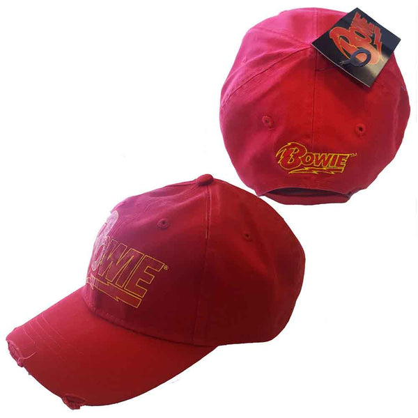 DAVID BOWIE Baseball Cap, Flash Logo
