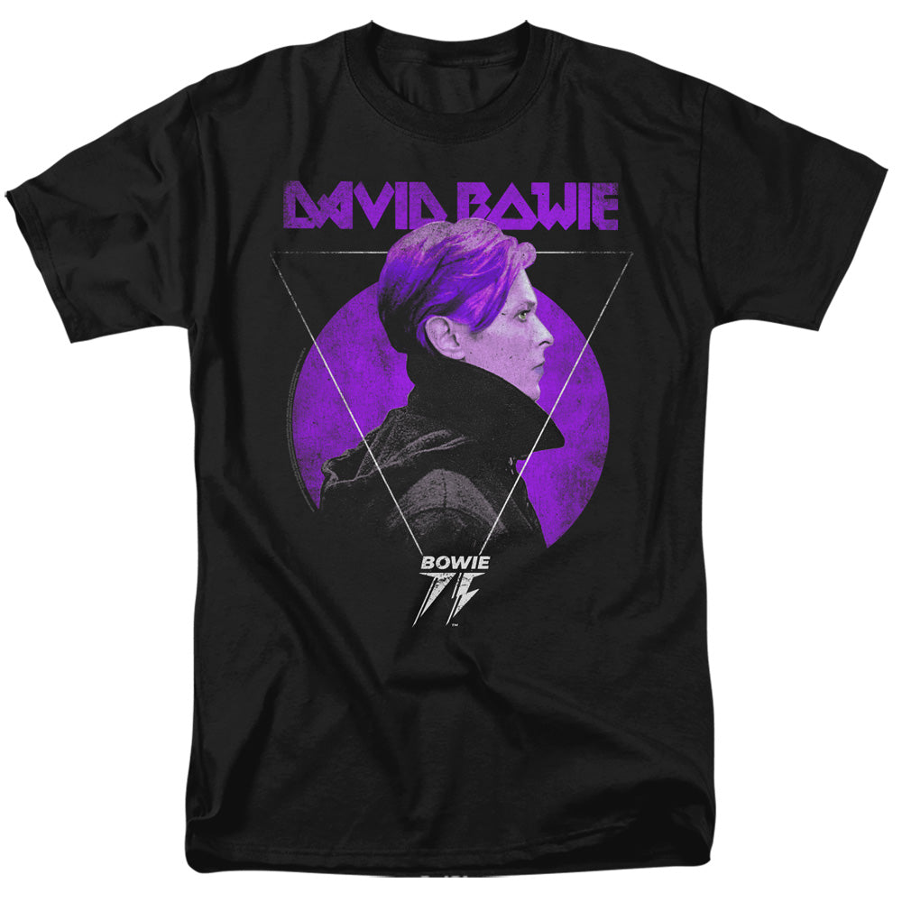 DAVID BOWIE Impressive T-Shirt, SIDE PROFILE 75 LOGO