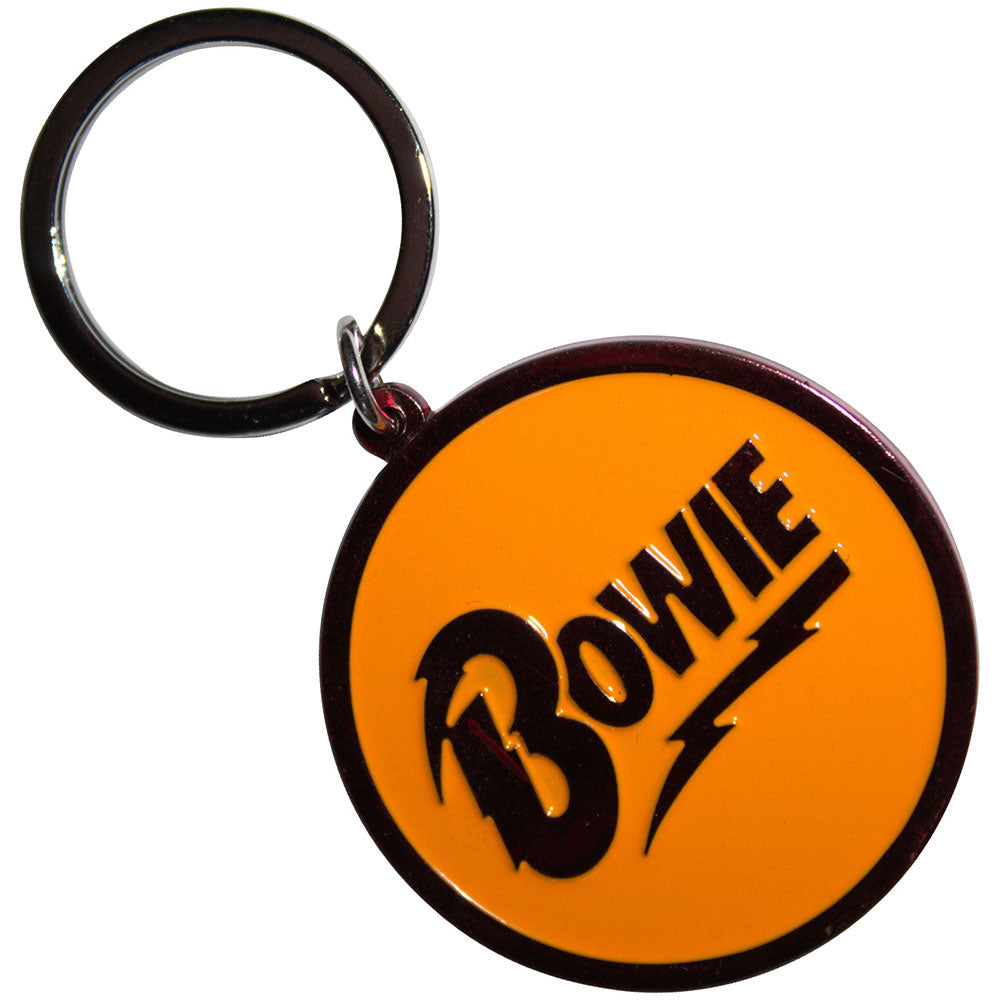 DAVID BOWIE Keychain, Circle Logo