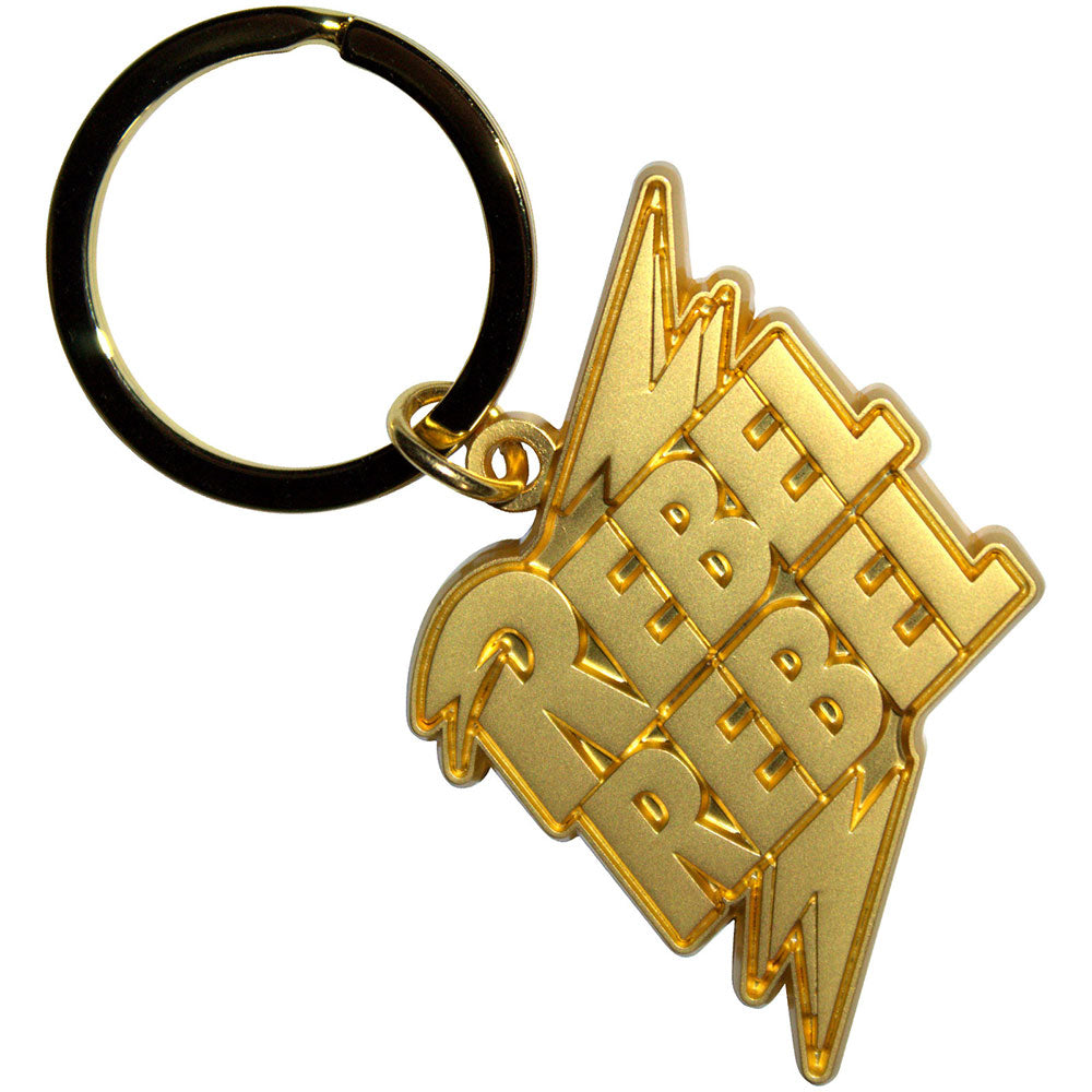 DAVID BOWIE Keychain, Rebel Rebel Gold