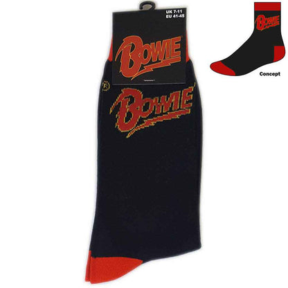 DAVID BOWIE Unisex Ankle Socks, Logo