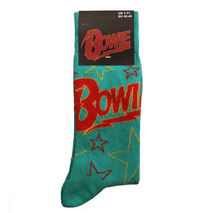 DAVID BOWIE Unisex Ankle Socks, Stars Outline