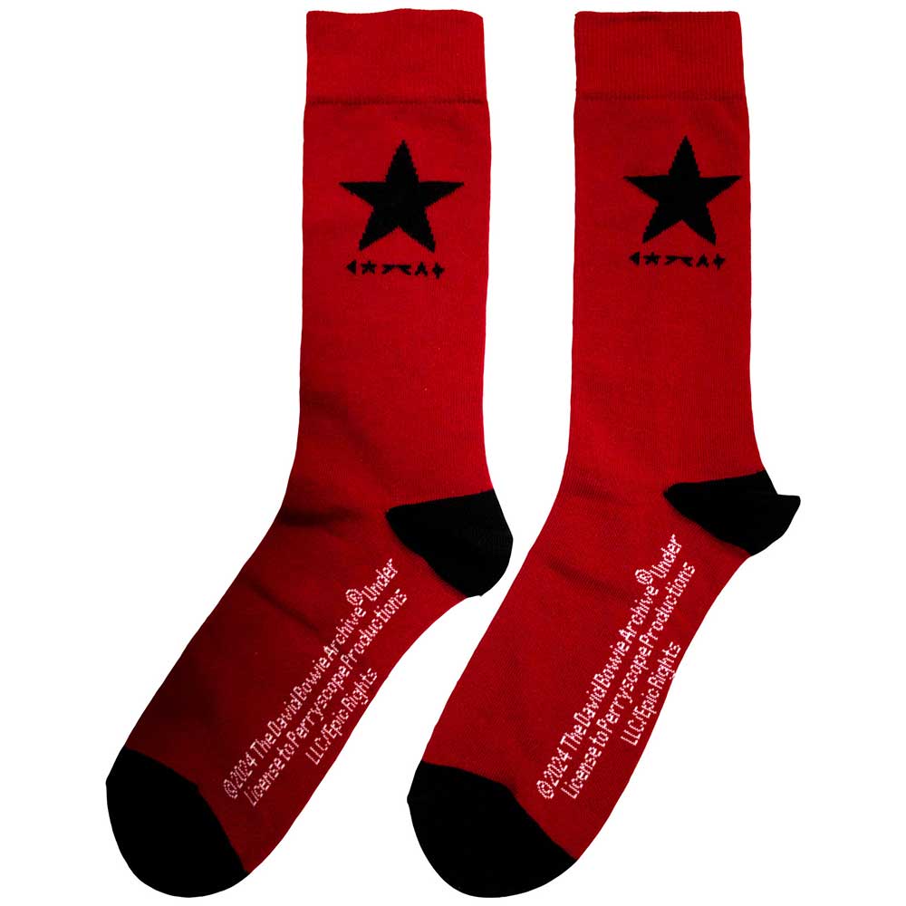 DAVID BOWIE Unisex Ankle Socks, Blackstar