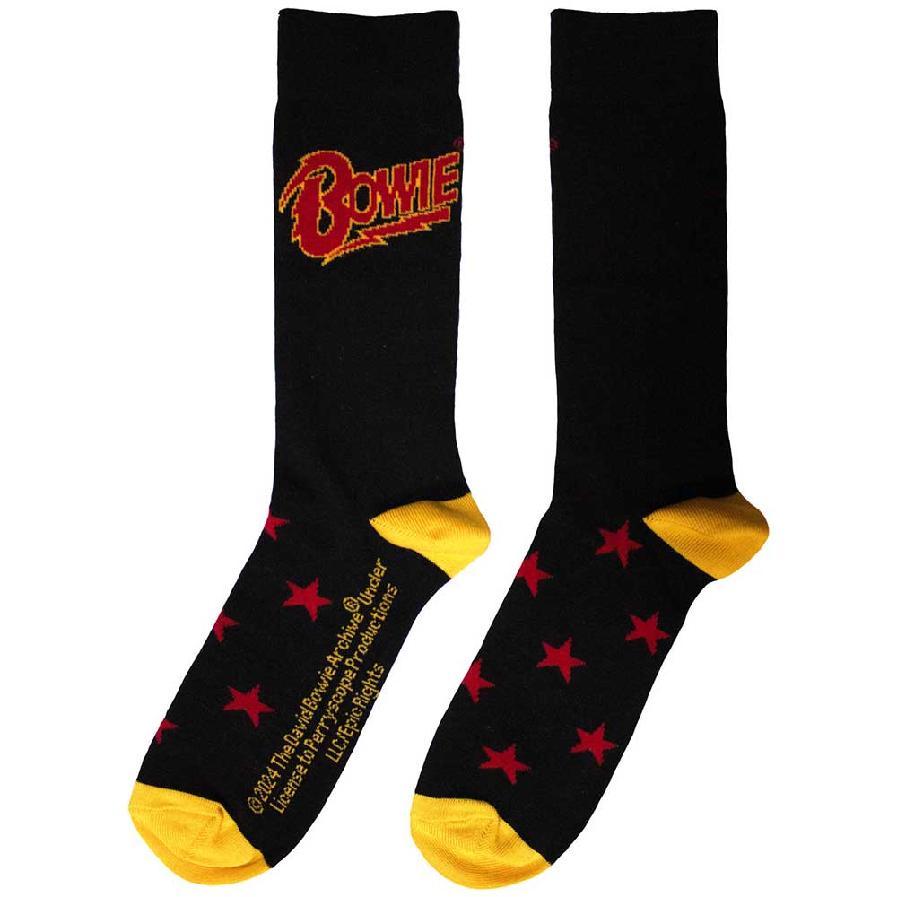 DAVID BOWIE Unisex Ankle Socks, Stars