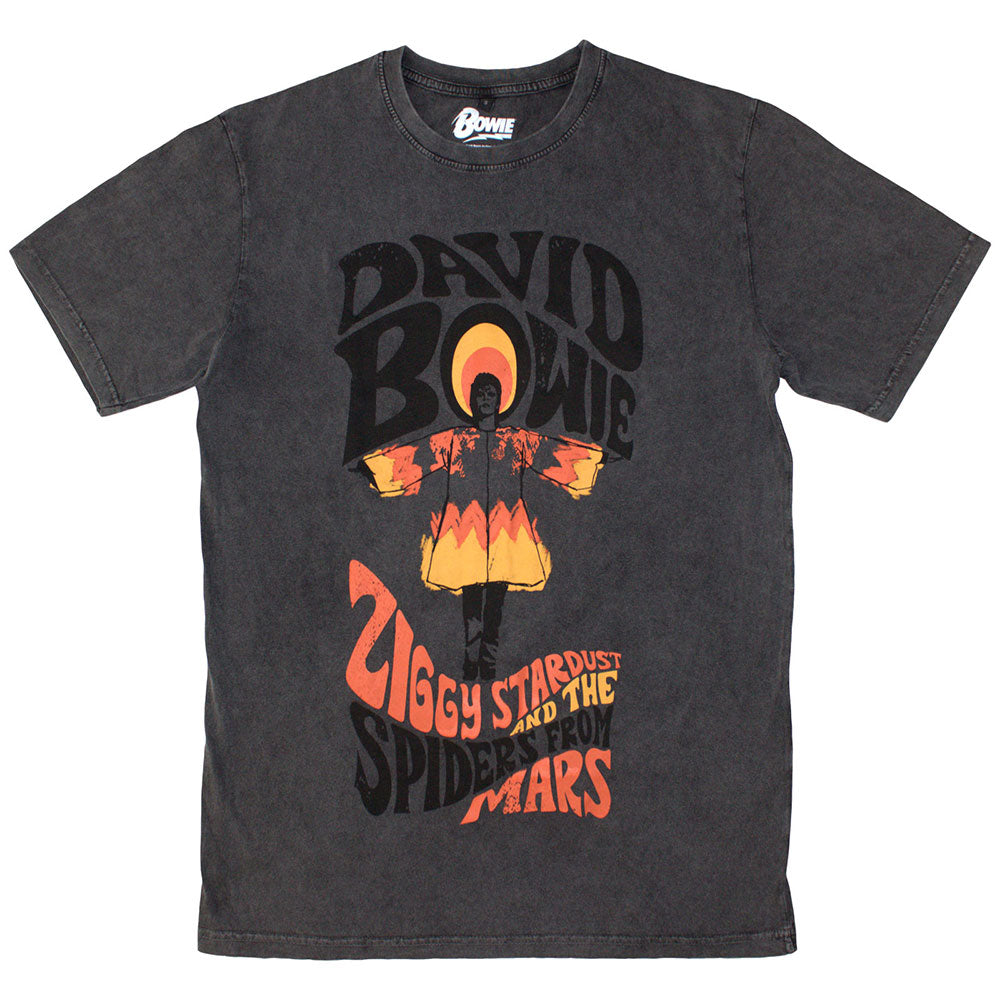 DAVID BOWIE Stone Wash T-Shirt, Ziggy Stardust