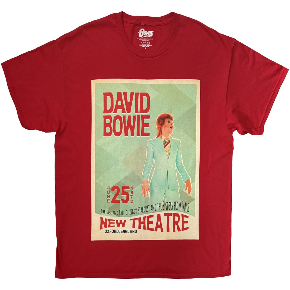 DAVID BOWIE Attractive T-Shirt, Oxford