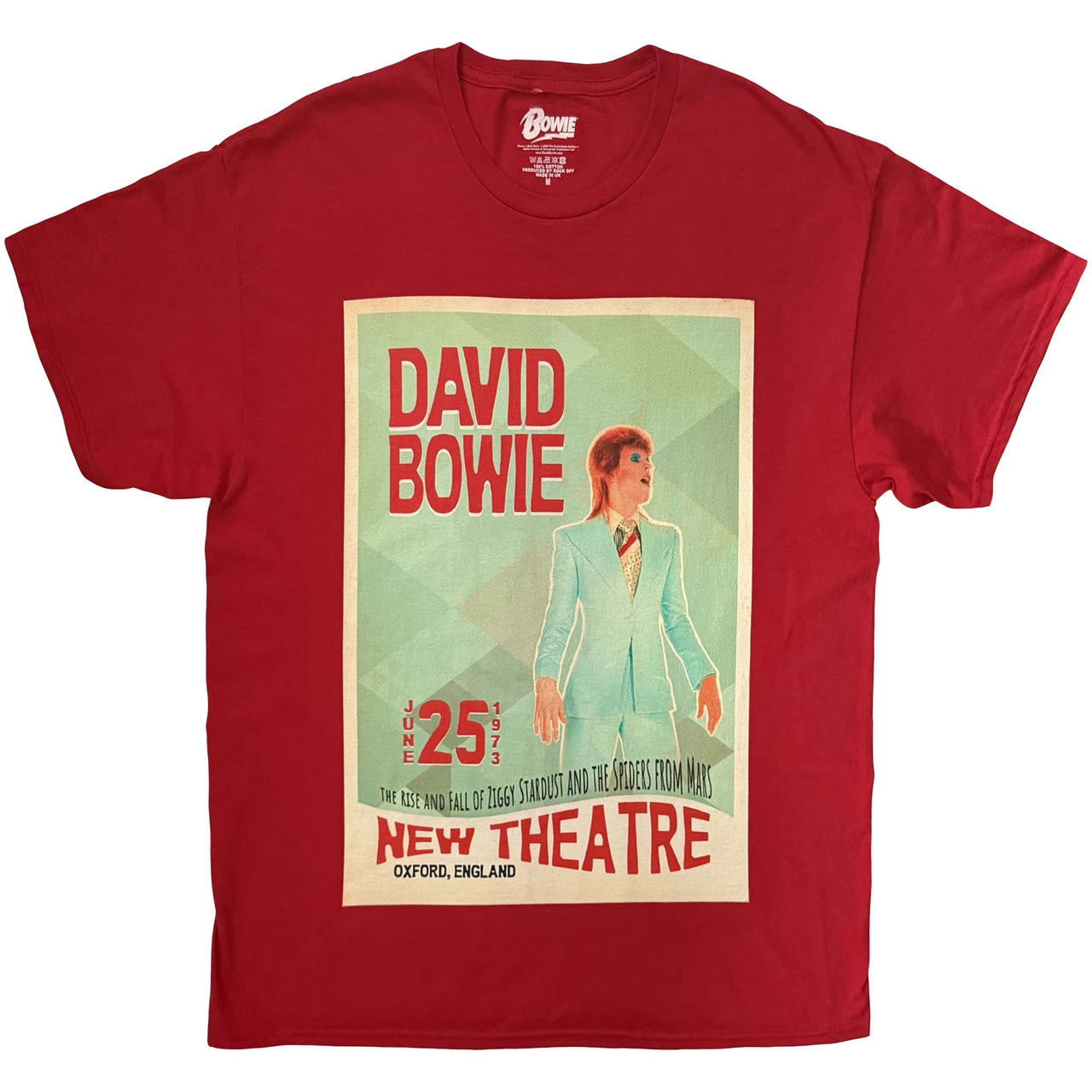 DAVID BOWIE Attractive T-Shirt, Oxford