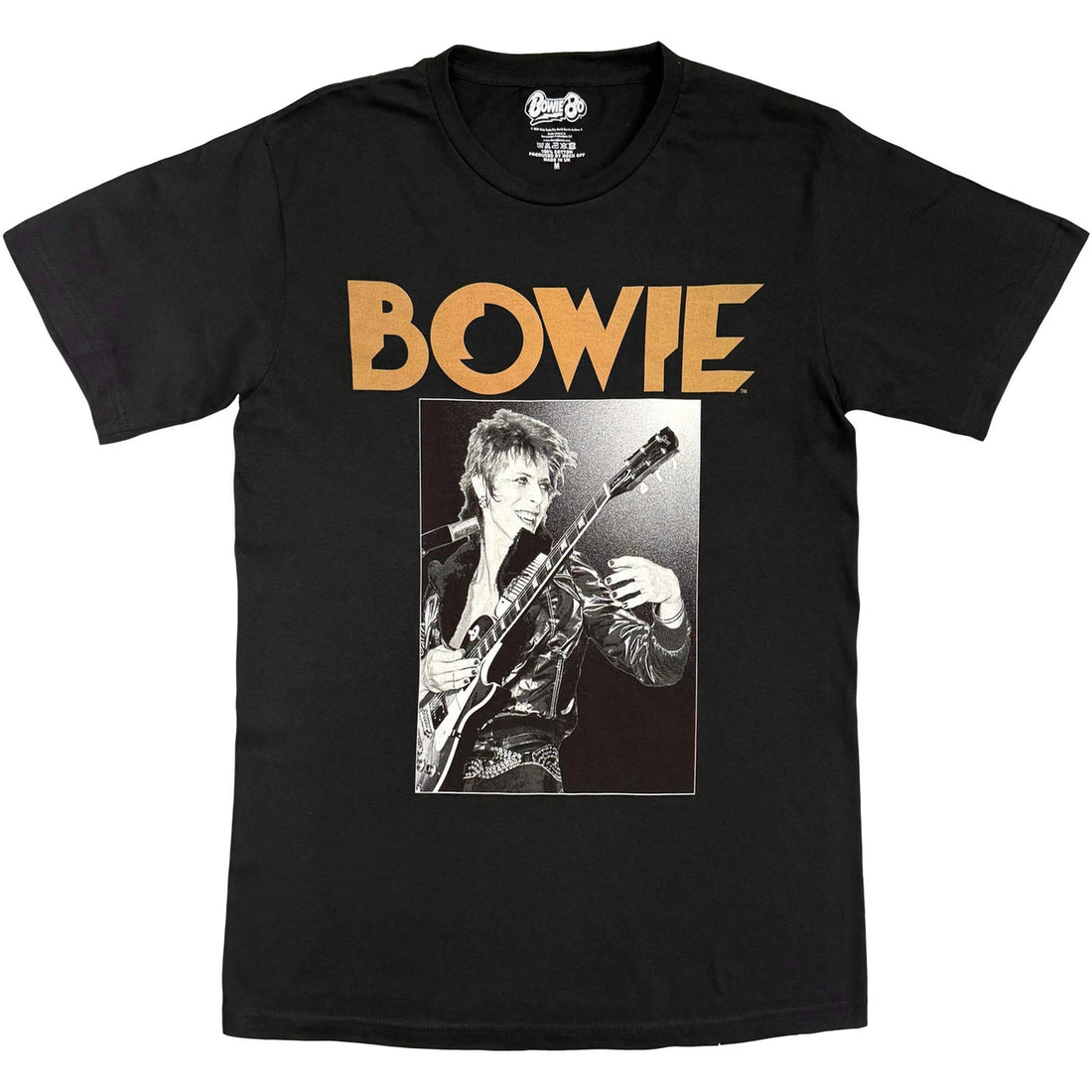 DAVID BOWIE Guitar Glam Rock T-Shirt