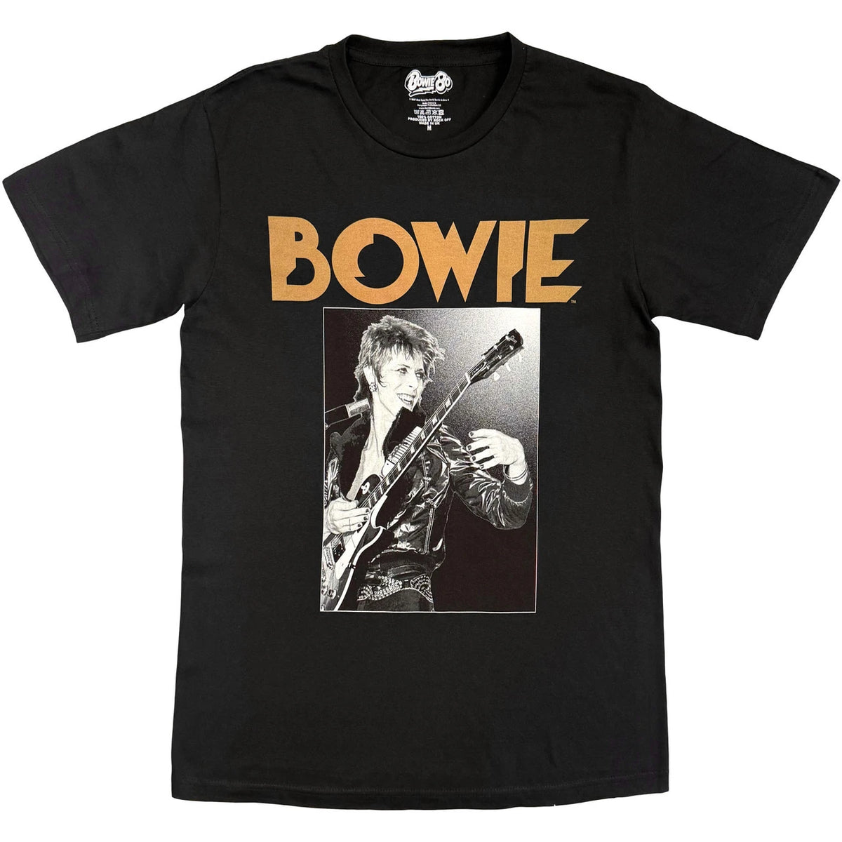 DAVID BOWIE Guitar Glam Rock T-Shirt
