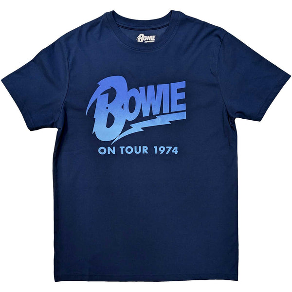 DAVID BOWIE Attractive T-Shirt, On Tour 1974