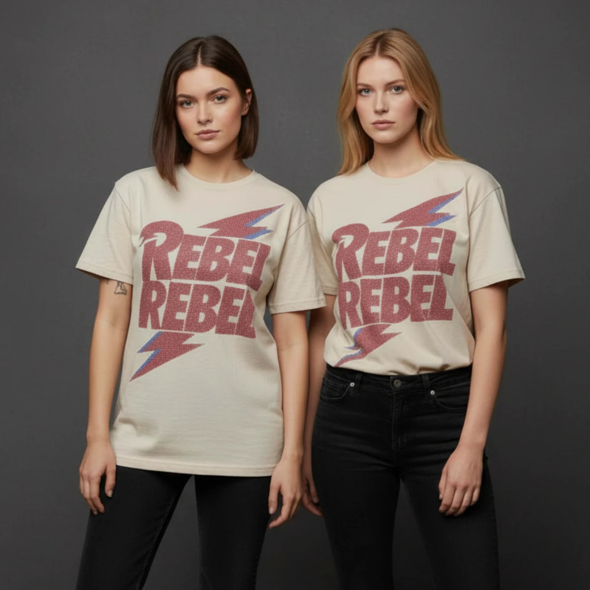DAVID BOWIE Attractive T-Shirt, Rebel Rebel