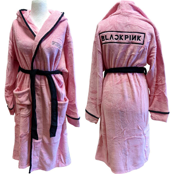 BLACKPINK Attractive Bathrobe, Logo on Pink