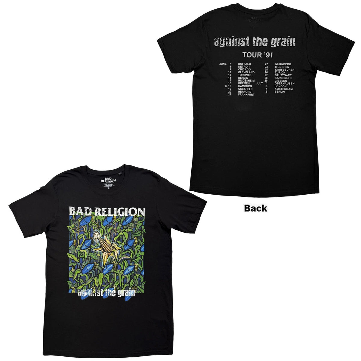 BAD RELIGION Attractive T-Shirt, Against The Grain