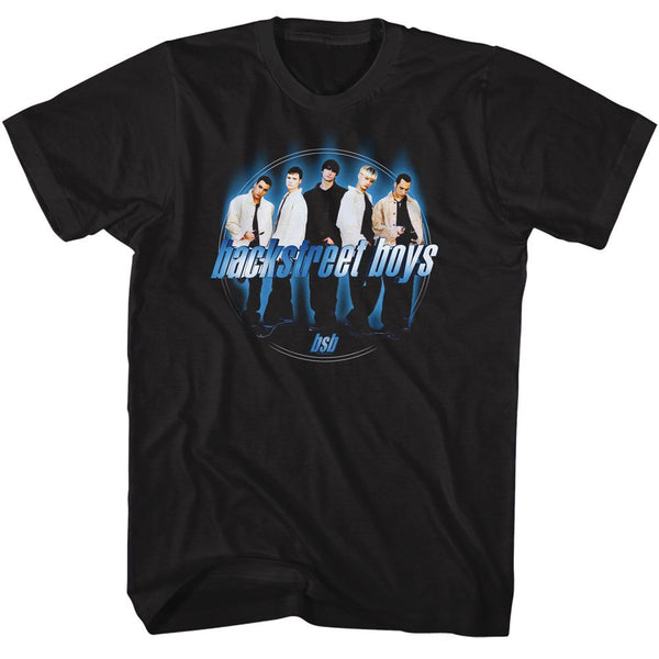 BACKSTREET BOYS Eye-Catching T-Shirt, Blue Circle