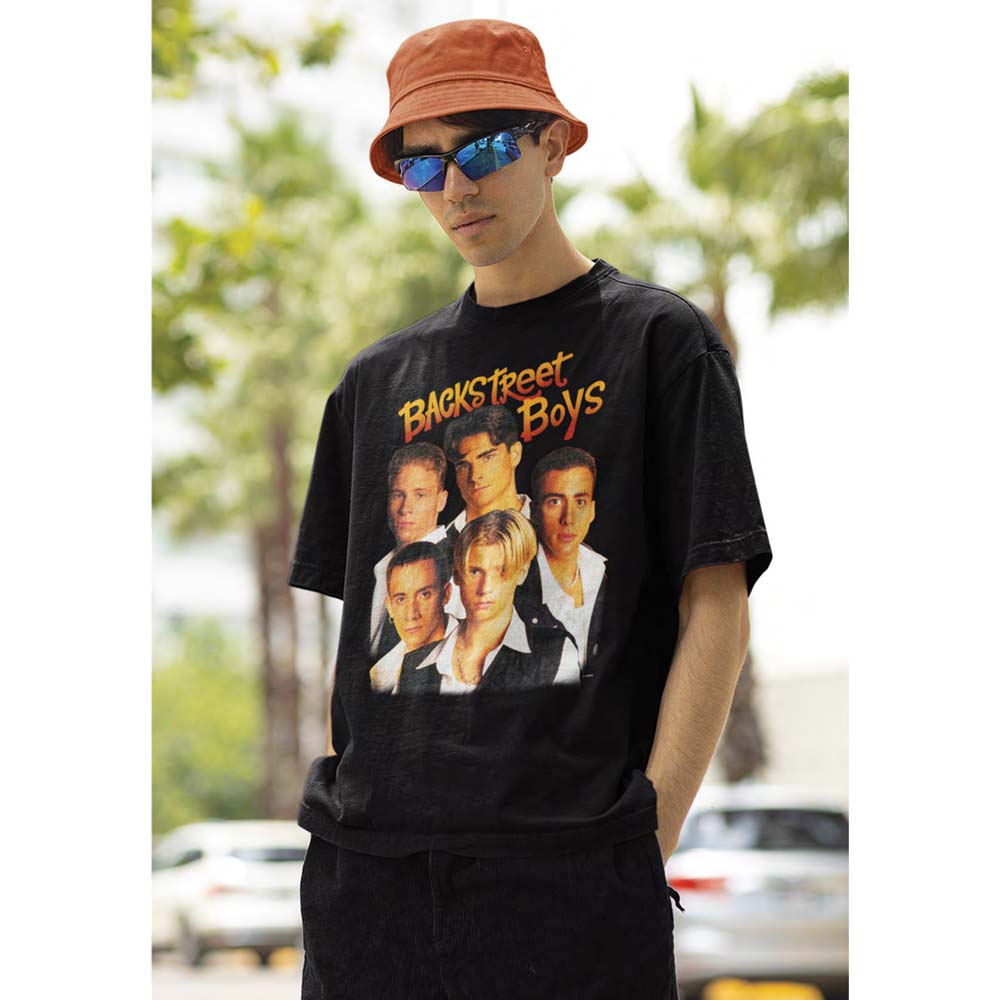 BACKSTREET BOYS Eye-Catching T-Shirt, Group Photo