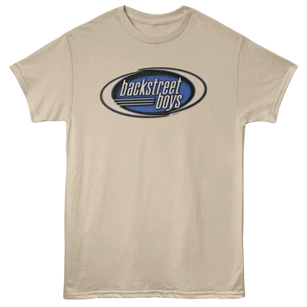 BACKSTREET BOYS Eye-Catching T-Shirt, OVAL LOGO