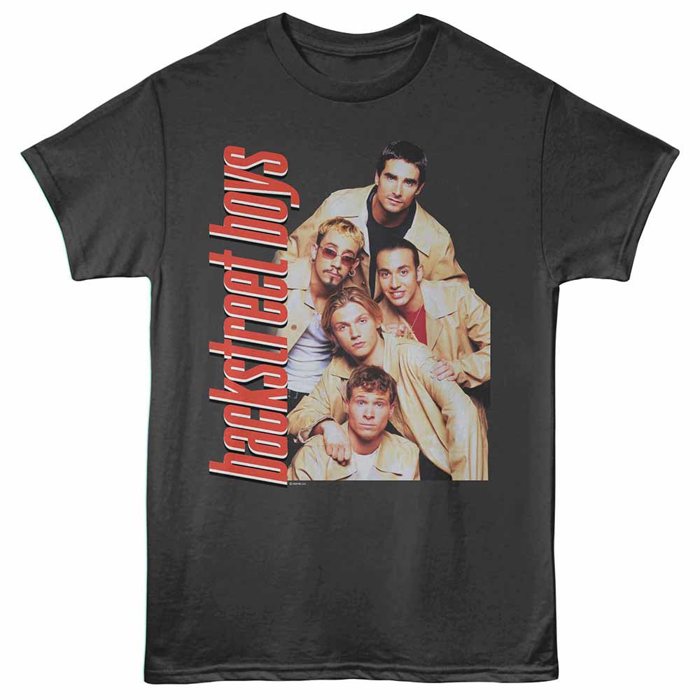 BACKSTREET BOYS Eye-Catching T-Shirt, STACKED