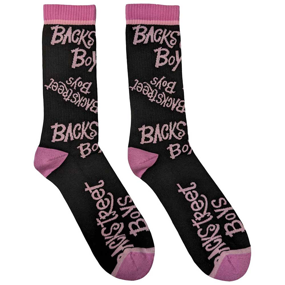 BACKSTREET BOYS Unisex Ankle Socks, Logo Repeat