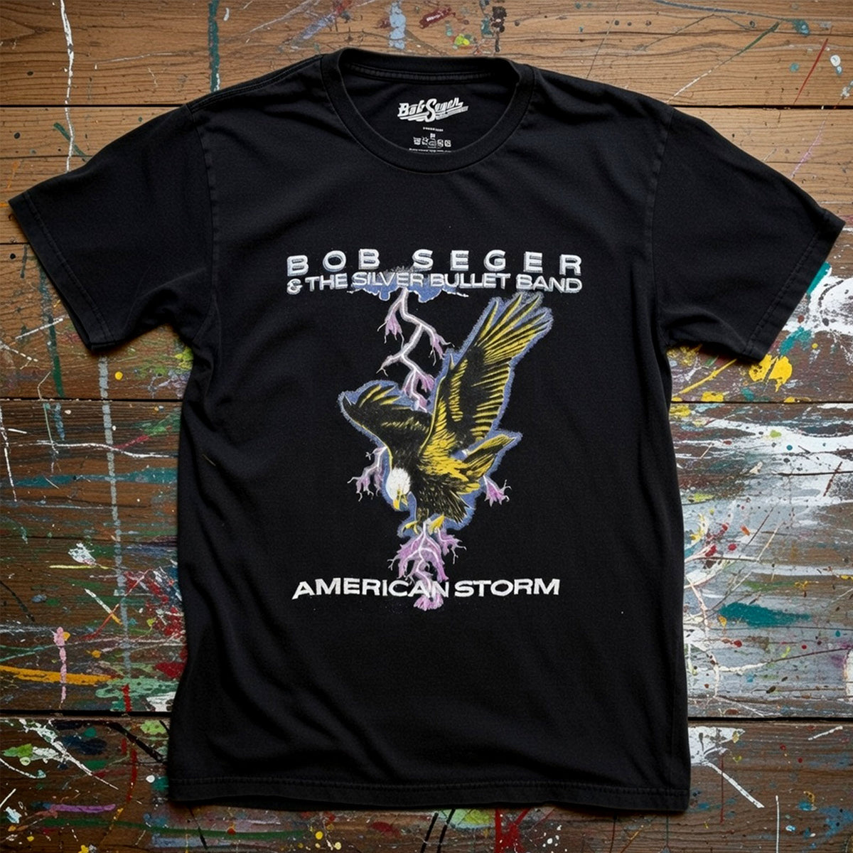 BOB SEGER Carbon T-Shirt, American Storm