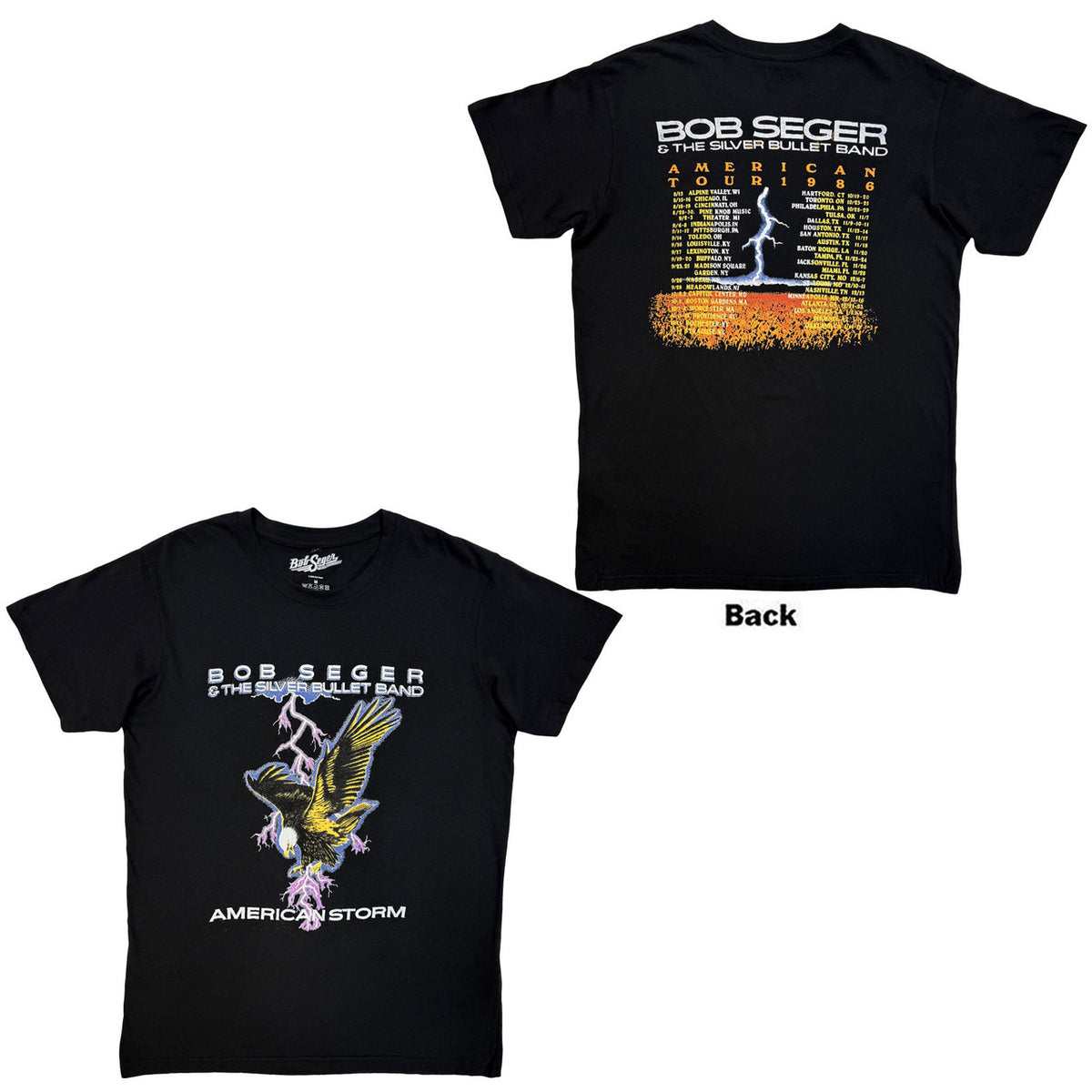 BOB SEGER Carbon T-Shirt, American Storm