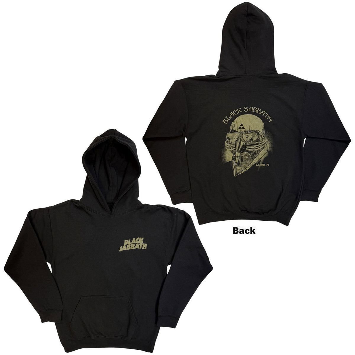 BLACK SABBATH Attractive Hoodie, US Tour &